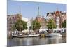 Holstenhafen at River Untertrave, Lubeck, Schleswig Holstein, Germany, Europe-Markus Lange-Mounted Photographic Print