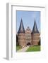 Holstentor Gate, Lubeck, UNESCO World Heritage Site, Schleswig Holstein, Germany, Europe-Markus Lange-Framed Photographic Print