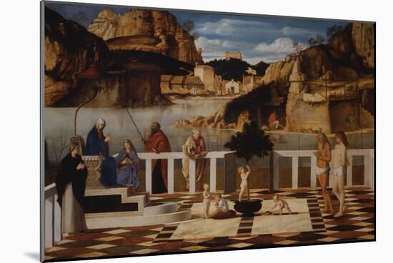 Holy Allegory-Bellini Giovanni-Mounted Giclee Print