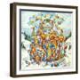 Holy Cats Do Christmas-Bill Bell-Framed Giclee Print