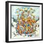 Holy Cats Do Christmas-Bill Bell-Framed Giclee Print