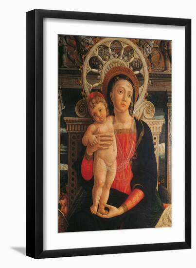 Holy Conversation, San Zeno Altarpiece-Andrea Mantegna-Framed Art Print