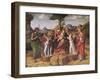 Holy Conversation (The Holy Family Surrounded by Angels, Saint Lucy and Saint John the Baptiste), S-Giovanni Battista Cima Da Conegliano-Framed Giclee Print