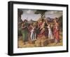 Holy Conversation (The Holy Family Surrounded by Angels, Saint Lucy and Saint John the Baptiste), S-Giovanni Battista Cima Da Conegliano-Framed Giclee Print