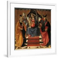 Holy Conversation-Domenico Ghirlandaio-Framed Giclee Print