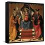 Holy Conversation-Domenico Ghirlandaio-Framed Stretched Canvas