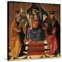 Holy Conversation-Domenico Ghirlandaio-Stretched Canvas