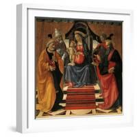 Holy Conversation-Domenico Ghirlandaio-Framed Giclee Print