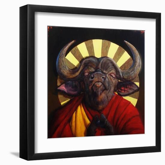 Holy Cow II-Lucia Heffernan-Framed Art Print