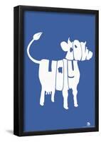 Holy Cow Text Poster-null-Framed Poster