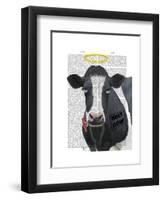 Holy Cow-Fab Funky-Framed Art Print