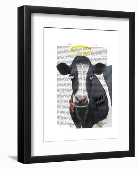 Holy Cow-Fab Funky-Framed Art Print