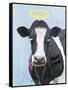 Holy Cow-Fab Funky-Framed Stretched Canvas