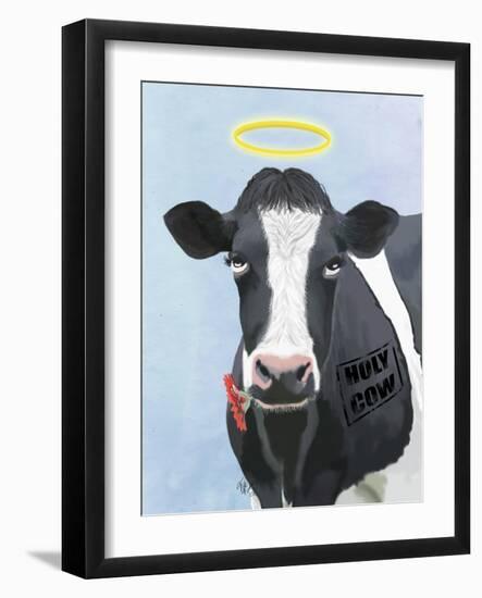 Holy Cow-Fab Funky-Framed Art Print