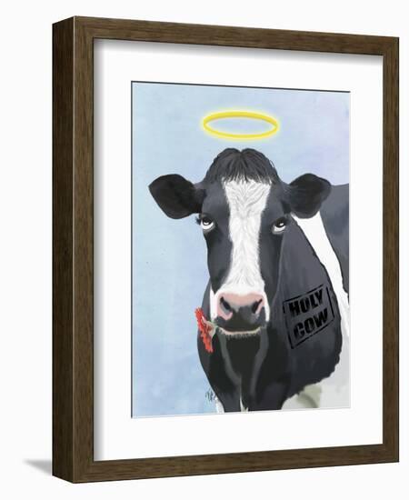 Holy Cow-Fab Funky-Framed Art Print