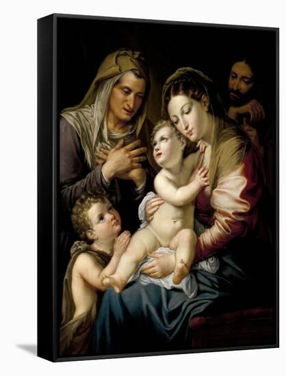 Holy Family, 1839-Jose De Madrazo Y Agudo-Framed Stretched Canvas