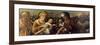 Holy Family and the Family Baptist, Painting Attributed to Correggio-null-Framed Giclee Print