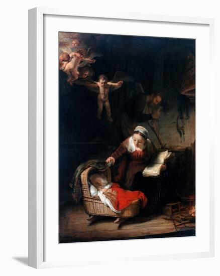 Holy Family by Rembrandt van Rijn-null-Framed Photographic Print