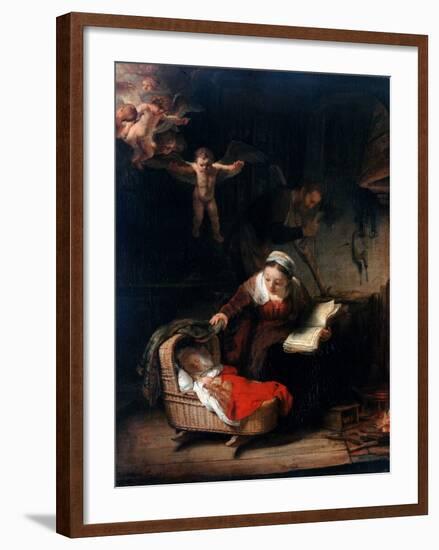 Holy Family by Rembrandt van Rijn-null-Framed Photographic Print