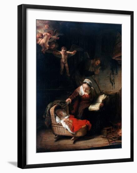 Holy Family by Rembrandt van Rijn-null-Framed Photographic Print