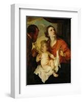 Holy Family, circa 1626-1628-Sir Anthony Van Dyck-Framed Giclee Print