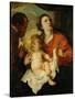 Holy Family, circa 1626-1628-Sir Anthony Van Dyck-Stretched Canvas