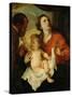 Holy Family, circa 1626-1628-Sir Anthony Van Dyck-Stretched Canvas