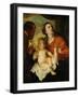 Holy Family, circa 1626-1628-Sir Anthony Van Dyck-Framed Giclee Print