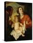 Holy Family, circa 1626-1628-Sir Anthony Van Dyck-Stretched Canvas