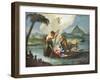 Holy Family Crossing Nile on their Flight into Egypt-Francesco Fontebasso-Framed Giclee Print