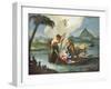 Holy Family Crossing Nile on their Flight into Egypt-Francesco Fontebasso-Framed Giclee Print