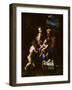 Holy Family known as the Pearl-Raphael-Framed Giclee Print