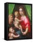 Holy Family (Oil on Canvas)-Domenico Puligo-Framed Stretched Canvas