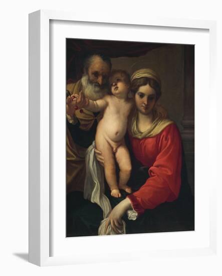 Holy Family or Madonna of the Cherries, Ca 1593-null-Framed Giclee Print