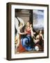 Holy Family Served by Angels-Guido Reni-Framed Giclee Print