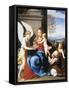 Holy Family Served by Angels-Guido Reni-Framed Stretched Canvas