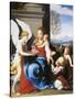 Holy Family Served by Angels-Guido Reni-Stretched Canvas