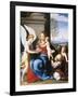 Holy Family Served by Angels-Guido Reni-Framed Giclee Print