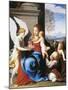 Holy Family Served by Angels-Guido Reni-Mounted Giclee Print