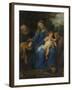 Holy Family with Mary Magdalene-Anthony Van Dyck-Framed Art Print