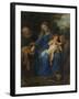 Holy Family with Mary Magdalene-Anthony Van Dyck-Framed Art Print