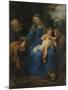 Holy Family with Mary Magdalene-Anthony Van Dyck-Mounted Art Print