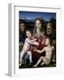 Holy Family with Saint Anne and John the Baptist-Agnolo Bronzino-Framed Giclee Print