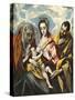 Holy Family with Saint Anne-El Greco-Stretched Canvas