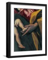 Holy Family with Saint Anne-El Greco-Framed Giclee Print