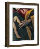 Holy Family with Saint Anne-El Greco-Framed Giclee Print