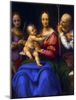 Holy Family with Saint Catherine, 1515-1520-Cesare da Sesto-Mounted Giclee Print
