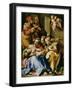 Holy Family with Saints Anne, Catherine of Alexandria, and Mary Magdalene, c.1560-9-Nosadella-Framed Giclee Print