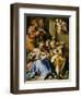 Holy Family with Saints Anne, Catherine of Alexandria, and Mary Magdalene, c.1560-9-Nosadella-Framed Giclee Print