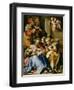 Holy Family with Saints Anne, Catherine of Alexandria, and Mary Magdalene, c.1560-9-Nosadella-Framed Giclee Print